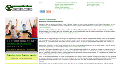 Desktop Screenshot of personaltrainerleads.com